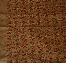 Load image into Gallery viewer, Vintage Dupatta Long Stole Art Silk Brown Embroidered Bagh Phulkari Scarves
