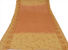 Load image into Gallery viewer, Vintage Dupatta Schal Long Stola Georgette Cream Hand Beaded Wrap Hijab
