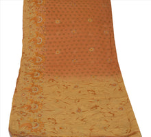 Load image into Gallery viewer, Vintage Dupatta Schal Long Stola Georgette Cream Hand Beaded Wrap Hijab
