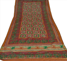 Load image into Gallery viewer, Sanskriti Vintage Dupatta Long Stole Cotton Maroon Wrap Hijab Printed Scarves

