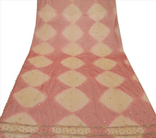 Load image into Gallery viewer, Sanskriti Vintage Dupatta Long Stole Net Mesh Red Scarves Hand Beaded Hijab
