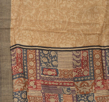 Load image into Gallery viewer, Vintage Dupatta Long Stole Woolen Brown Wrap Hijab Printed Veil Floral Scarves
