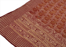 Load image into Gallery viewer, Vintage Dupatta Long Stole Cotton Maroon Wrap Hijab Batik Veil Paisley Scarves
