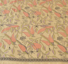 Load image into Gallery viewer, Vintage Dupatta Long Stole Art Silk Cream Wrap Hijab Kantha Printed Veil Scarves
