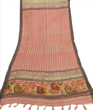 Load image into Gallery viewer, Vintage Dupatta Long Stole Art Silk Cream Wrap Hijab Printed Veil Human Scarves

