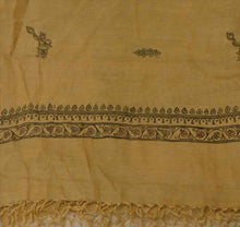 Load image into Gallery viewer, Vintage Dupatta Long Stole Cotton Golden Wrap Hijab Painted Veil Scarves
