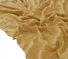 Load image into Gallery viewer, Vintage Dupatta Long Stole Cotton Golden Wrap Hijab Painted Veil Scarves
