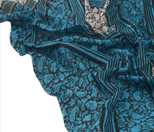 Load image into Gallery viewer, Vintage Dupatta Long Stole Cotton Black Wrap Hijab Printed Veil Scarves
