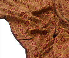 Load image into Gallery viewer, Sanskriti Vintage Dupatta Long Stole Cotton Maroon Scarves Woven Hijab
