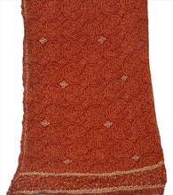 Load image into Gallery viewer, Sanskriti Vintage Dupatta Long Stole Cotton Maroon Scarves Hand Beaded Hijab
