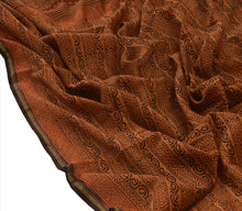 Load image into Gallery viewer, Vintage Dupatta Long Stole Cotton Orange Wrap Hijab Printed Veil Scarves
