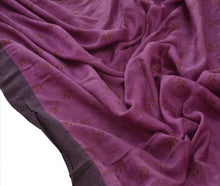 Load image into Gallery viewer, Sanskriti Vintage Dupatta Long Stole Art Silk Purple Hijab Printed Veil Scarves
