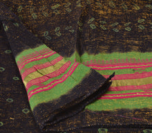 Load image into Gallery viewer, Sanskriti Vintage Dupatta Long Stole Cotton Black Scarves Woven Wrap Hijab
