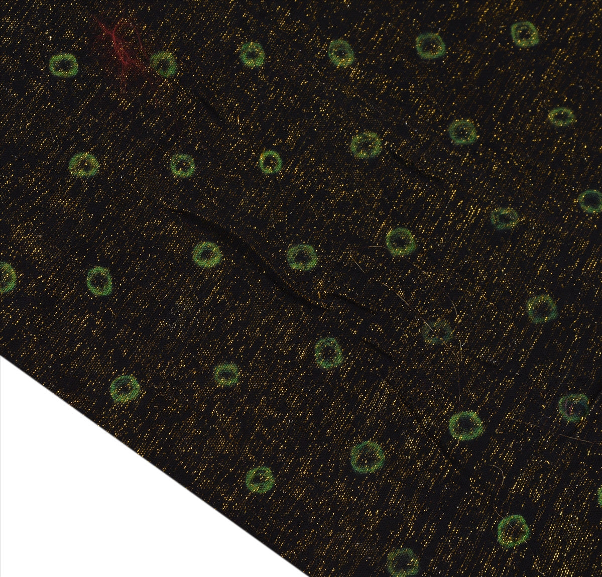 Sanskriti Vintage Dupatta Long Stole Cotton Black Scarves Woven Wrap Hijab