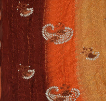 Load image into Gallery viewer, Sanskriti Vintage Dupatta Long Stole Cotton Multi Color Scarves Hand Beaded Veil
