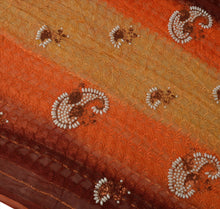 Load image into Gallery viewer, Sanskriti Vintage Dupatta Long Stole Cotton Multi Color Scarves Hand Beaded Veil
