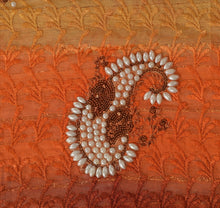 Load image into Gallery viewer, Sanskriti Vintage Dupatta Long Stole Cotton Multi Color Scarves Hand Beaded Veil
