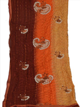Load image into Gallery viewer, Sanskriti Vintage Dupatta Long Stole Cotton Multi Color Scarves Hand Beaded Veil

