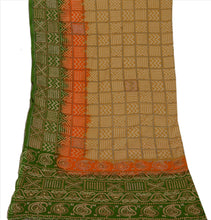 Load image into Gallery viewer, Vintage Dupatta Long Stole Art Silk Multi Color Hand Beaded Bandhani Wrap Veil
