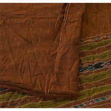 Load image into Gallery viewer, Vintage Dupatta Long Stole Cotton Brown Wrap Veil Woven Patola Hijab
