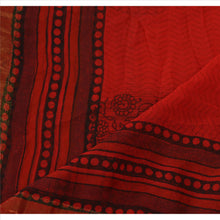 Load image into Gallery viewer, Sanskriti Vintage Dupatta Long Stole Georgette Maroon Hijab Hand Beaded Scarves
