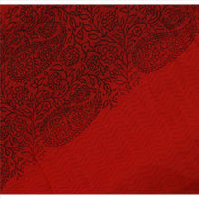 Load image into Gallery viewer, Sanskriti Vintage Dupatta Long Stole Georgette Maroon Hijab Hand Beaded Scarves
