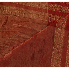 Load image into Gallery viewer, Vintage Dupatta Long Stole Cotton Red Wrap Veil Hand Beaded Woven Scarves
