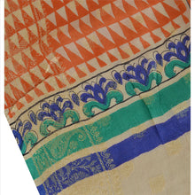 Load image into Gallery viewer, New Dupatta Long Stole 100% Pure Silk Cream Scarves Human Printed Wrap Hijab
