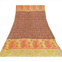 Load image into Gallery viewer, Sansriti New Dupatta Long Stole 100% Pure Tassar Silk Cream Printed Wrap Shawl
