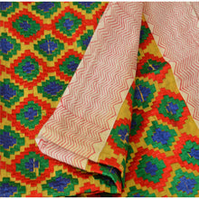 Load image into Gallery viewer, Sanskriti Vintage Dupatta Long Stole Cotton Yellow Shawl Embroidered Scarves
