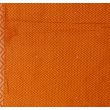 Load image into Gallery viewer, Sanskriti Vintage Dupatta Long Stole Pure Silk Orange Hand Embroidered Scarves
