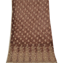 Load image into Gallery viewer, Sanskriti Vintage Dupatta Long Stole Art Silk Purple Veil Hand Beaded Scarves
