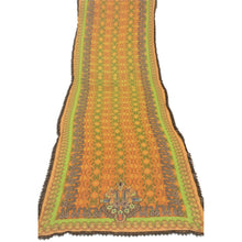 Load image into Gallery viewer, Sanskriti Vintage Dupatta Long Stole Georgette Yellow Digital Printed Wrap Veil
