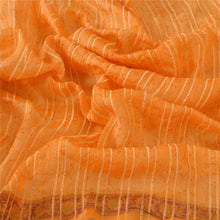Load image into Gallery viewer, Vintage Dupatta Long Stole 100% Pure Silk Peach Veil Hand Beaded Scarves
