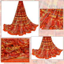 Load image into Gallery viewer, Vintage Dupatta Long Stole Georgette Multi Color Shawl Printed Tie &amp; Dye Scarves
