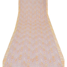 Load image into Gallery viewer, Vintage Dupatta Long Stole Georgette Pink Hijab Embroidered Wrap Scarves
