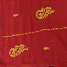 Load image into Gallery viewer, Sanskriti Vintage Dupatta Long Stole Georgette Pink Scarves Hand Beaded Veil

