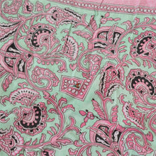 Load image into Gallery viewer, Sanskriti Vintage Dupatta Long Stole Cotton Pink Shawl Printed Wrap Scarves
