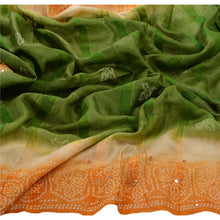 Load image into Gallery viewer, Vintage Dupatta Long Stole Pure Silk Multi Color Hand Embroidered Painted Shawl
