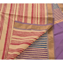 Load image into Gallery viewer, Sanskriti Vintage Dupatta Long Stole Cotton Cream Shawl Printed Wrap Scarves
