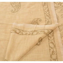 Load image into Gallery viewer, Vintage Dupatta Long Stole Cotton Cream Shawl Block Printed Wrap Scarves
