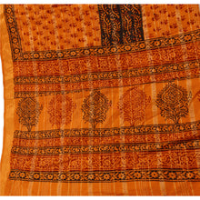 Load image into Gallery viewer, Sanskriti Vintage Dupatta Long Stole Cotton Orange Wrap Shawl Printed Scarves
