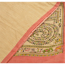 Load image into Gallery viewer, Dupatta Long Stole Cotton Cream Veil Warli Printed Scarves
