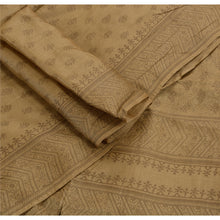 Load image into Gallery viewer, Dupatta Long Stole 100% Pure Silk Brown Veil Printed Scarves
