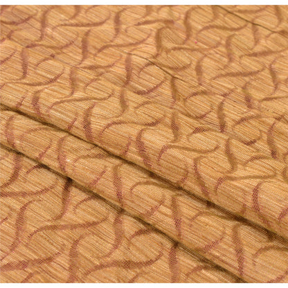 Sanskriti Vintage Dupatta Long Stole Cotton Shawl Brown Hijab Woven Wrap Scarves