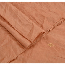 Load image into Gallery viewer, Vintage Dupatta Long Stole Pure Silk Peach Hijab Hand Embroidered Shawl
