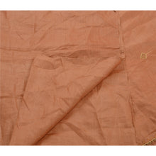 Load image into Gallery viewer, Vintage Dupatta Long Stole Pure Silk Peach Hijab Hand Embroidered Shawl
