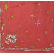 Load image into Gallery viewer, Dupatta Long Stole Chiffon Silk Pink Hand Beaded Wrap Scarves
