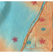 Load image into Gallery viewer, Dupatta Long Stole Cotton Peach Scarves Hand Beaded Shawl
