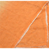 Sanskriti Vintage Dupatta Long Stole Georgette Orange Hijab Hand Embroidered Shawl